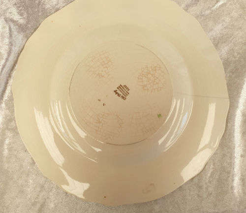 Vintage Old Foley Old Coach House Bristol  Plate James Kent England 215mm(Hairline Crack)