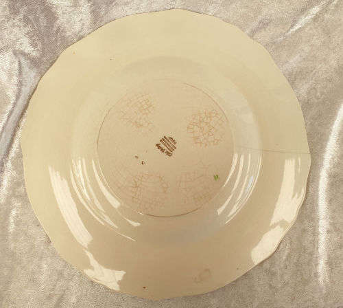 Vintage Old Foley Old Coach House Bristol  Plate James Kent England 215mm(Hairline Crack)