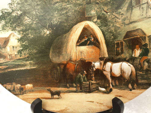 Vintage William Shayer Fine Bone China Collector Plate-Half-way House  250mm