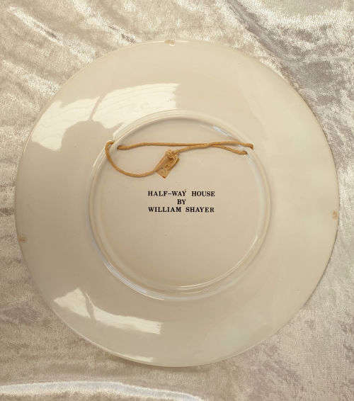 Vintage William Shayer Fine Bone China Collector Plate-Half-way House  250mm