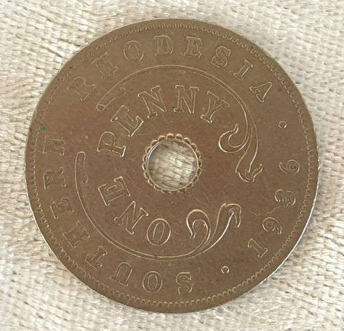 1936 Rhodesia 1 Penny - George V