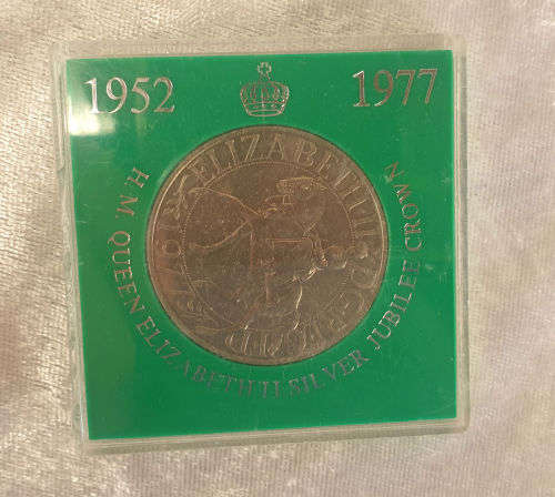 1977 -Great Britain - 25 New Pence - Elizabeth II Silver Jubilee Commemorative issue