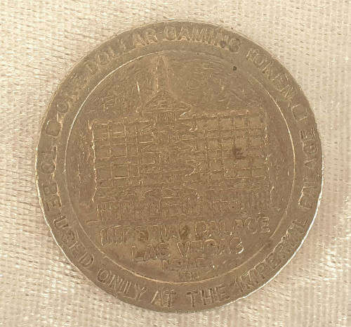 Collectable 1 Dollar Gaming Token - Imperial Palace Las Vegas, Nevada