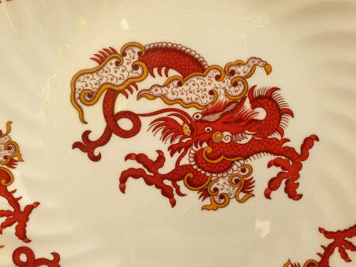 Vintage RANGOON Grown Fine Bone China Plate 273mm Staffordshire England
