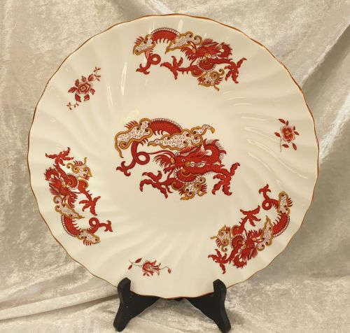 Vintage RANGOON Grown Fine Bone China Plate 273mm Staffordshire England