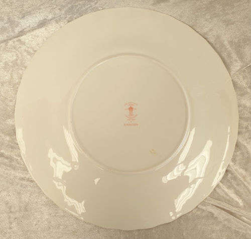 Vintage RANGOON Grown Fine Bone China Plate 273mm Staffordshire England