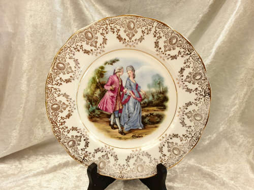 Vintage BRAMA Fine Bone China Plate 210mm England