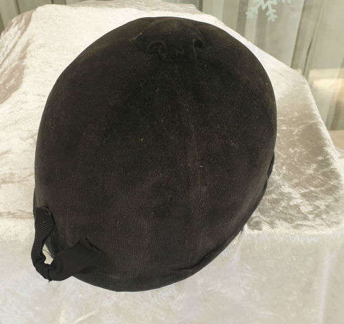 Rolinx Horse Riding Helmet - Velvet finish -58cm, 7 1/8 inch needs new inside lining