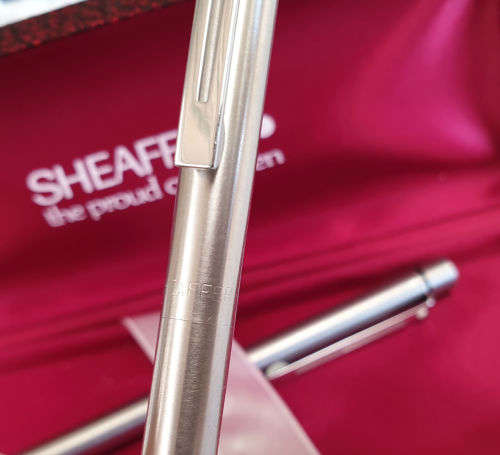 Vintage WHITE DOT Sheaffer pen(no refill) and Pencil set- -made in USA
