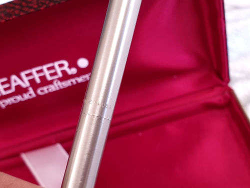 Vintage WHITE DOT Sheaffer pen(no refill) and Pencil set- -made in USA