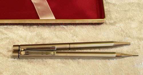 Vintage WHITE DOT Sheaffer pen(no refill) and Pencil set- -made in USA