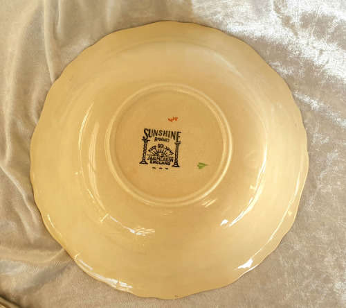 Vintage J&G Meakin "Sunshine" Pattern Regd. SOL391413 Salad Bowl- 67x225mm