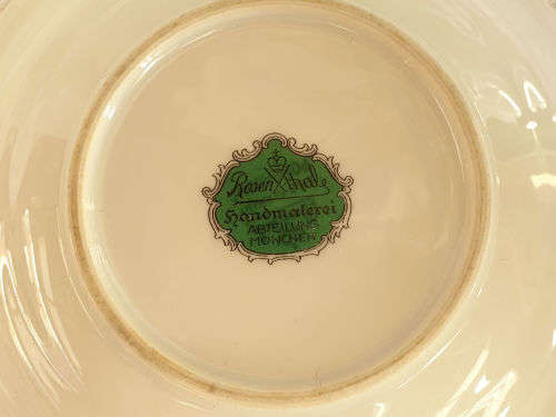 Small Vintage Rosenthale tray Munchen Germany 25x33mm
