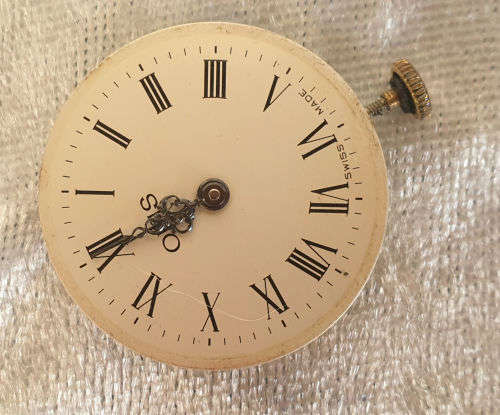 Vintage mechanical ORIS Pocket watch -Not working 34mm Dial ( the case is not Broken)