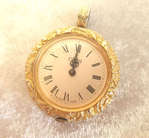 Vintage mechanical ORIS Pocket watch -Not working 34mm Dial ( the case is not Broken)