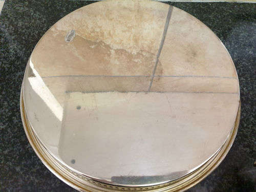 Vintage ESSAY EP Copper lead mounts made in Canada Coffee and Teapot on a EPNS tray