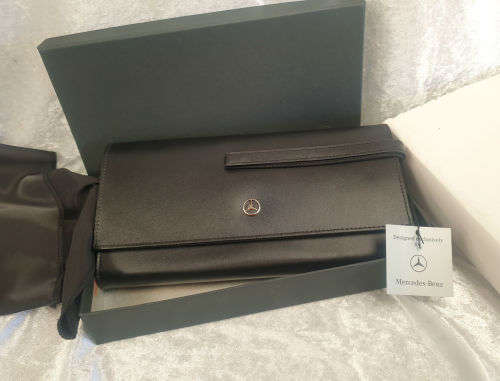 Genuine Leather Mercedes-Benz  CARAMIA Long Traveling Wallet CaraMia Boxed 45x267x150mm