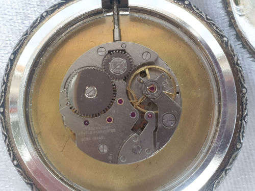 Vintage Lucerne Ladies Pocket watch (Not Working) Swiss Made 17 Jewels