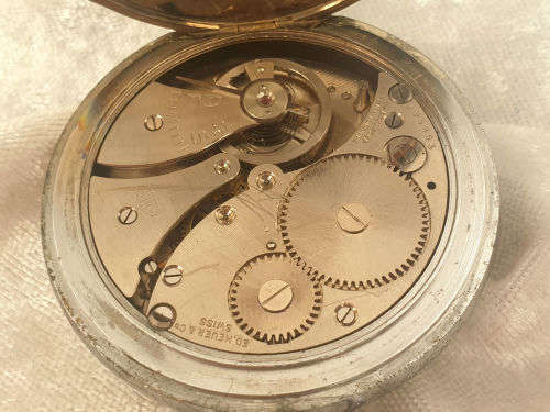 Vintage Heuer Stopwatch (Not Working) Case no 136282 dial is chiped - Swiss Made