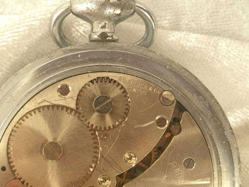 Vintage Heuer Stopwatch (Not Working) Case no 136282 dial is chiped - Swiss Made