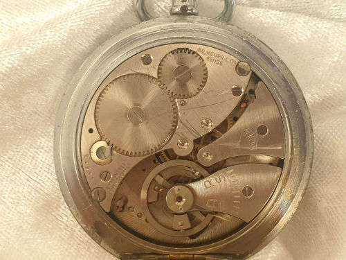Vintage Heuer Stopwatch (Not Working) Case no 136282 dial is chiped - Swiss Made
