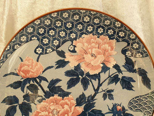 Vintage limited Reproduction of a 16th Century imperial imari Porcelain wallplate  Collector Series