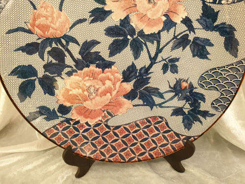 Vintage limited Reproduction of a 16th Century imperial imari Porcelain wallplate  Collector Series