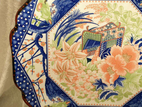 Vintage limited Reproduction of a 16th Century imperial imari Porcelain wallplate  Collector Series
