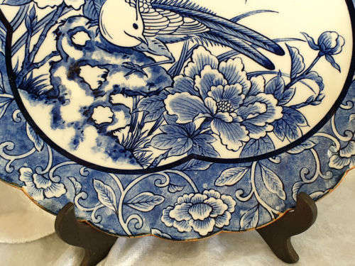 Vintage limited Reproduction of a 16th Century imperial imari Porcelain wallplate  Collector Series
