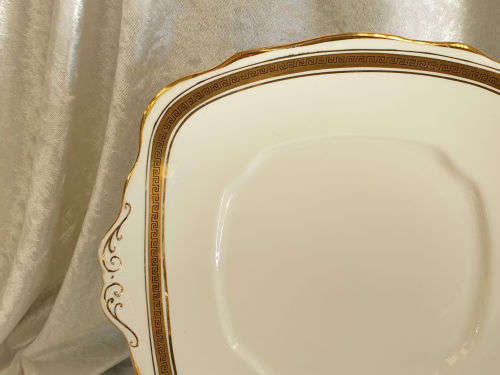 Vintage Royal Albert Grown China Cake Plate 245x232mm