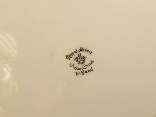 Vintage Royal Albert Grown China Cake Plate 245x232mm
