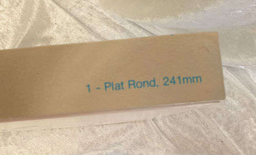 Anchor Hocking Cross & Olive Collection tray 241mm - never been used still in Box -USA