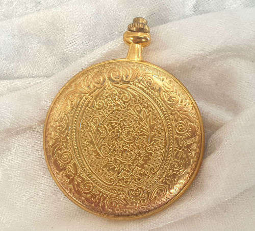 Farah quartz pocket watch (Working) the chain ring missing (48mm) Myota Japan movement