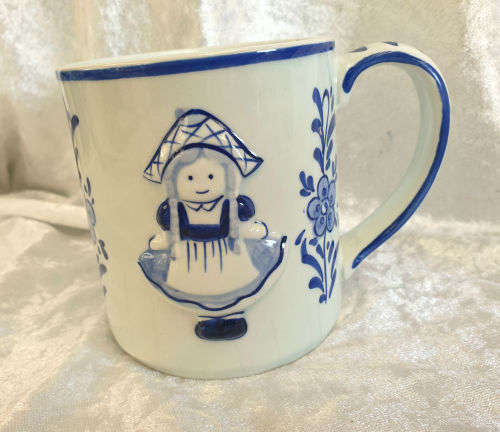 Delfts Blue Cup 95x120x85mm Hand Painted Holland