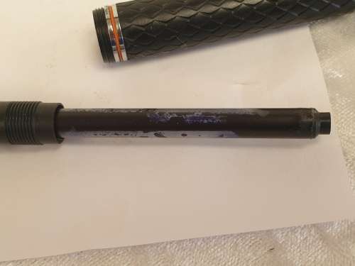 Harley Davidson Motor Cycles Fountain Pen 260807 in leather Pouch- Ink Cartridge is empty