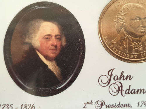 Commemorative issue 2007 USA  Presidential Dollar Coin Series -  - John Adams 2nd PRESIDENT
