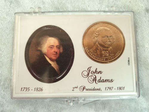 Commemorative issue 2007 USA  Presidential Dollar Coin Series -  - John Adams 2nd PRESIDENT