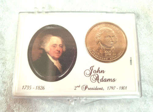 Commemorative issue 2007 USA  Presidential Dollar Coin Series -  - John Adams 2nd PRESIDENT