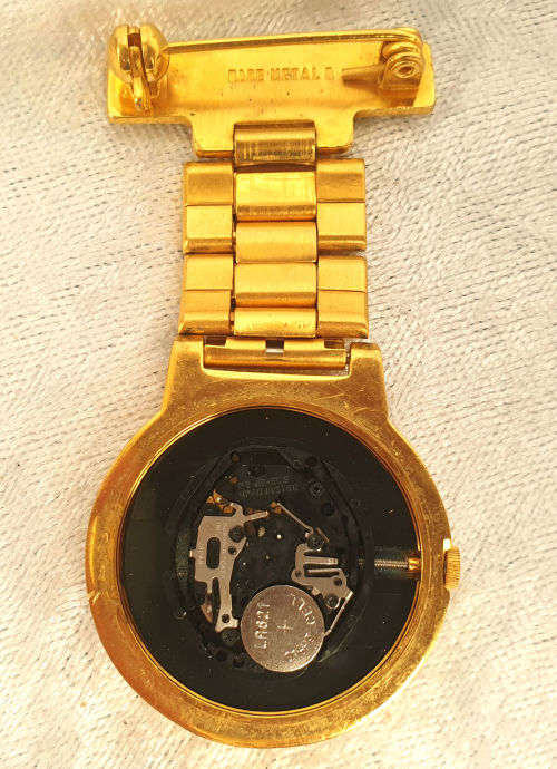 Lorus Nurses Quartz watch - Working (new Battery) Japan Movement V821-0260 Base Metal Bezel