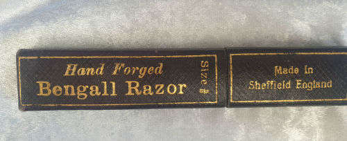 Antique/ Vintage straight Razor Sheffield with Bengall box (not sure if this is the origanal box