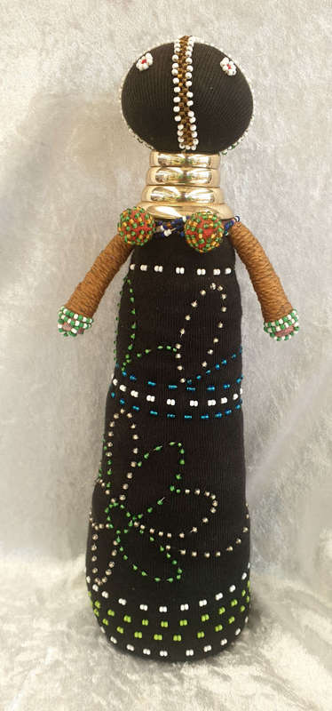 Ndebele Doll  - 350mm - from the Ndebele people in Southern Africa