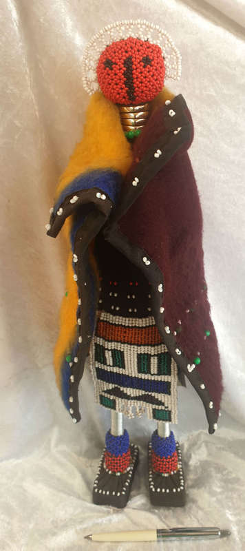 Ndebele Doll  - 460mm - from the Ndebele people in Southern Africa