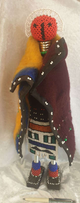 Ndebele Doll  - 460mm - from the Ndebele people in Southern Africa