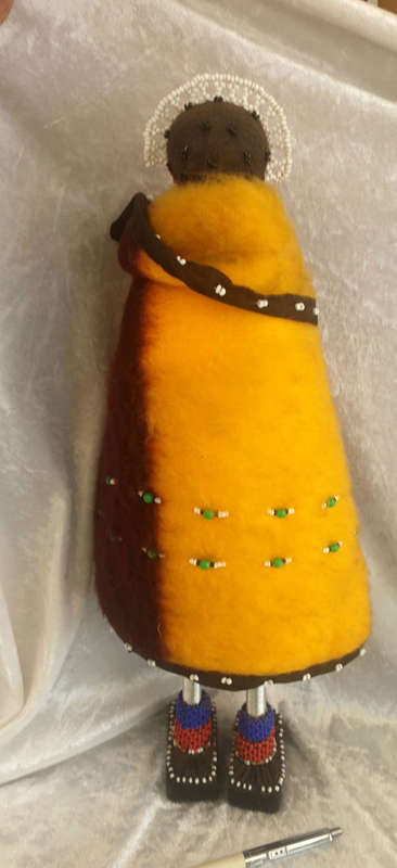 Ndebele Doll  - 460mm - from the Ndebele people in Southern Africa