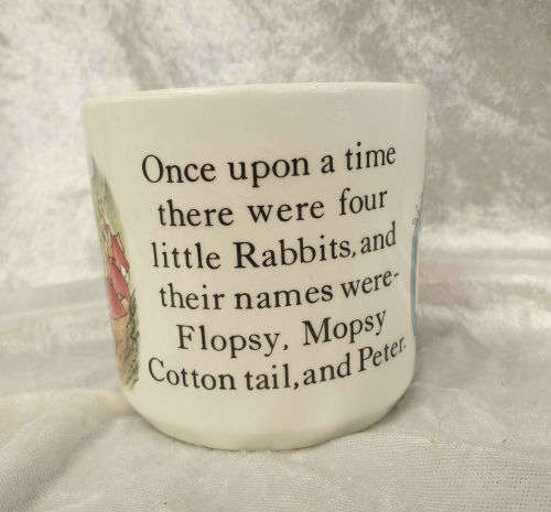 Vintage PETER RABBIT Mug By Wedgwood England 71x110x71mm