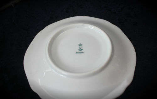 Vintage Bavaria Trio cup 52x96mm saucer 145mm side plate 196mm-Cup Chipped