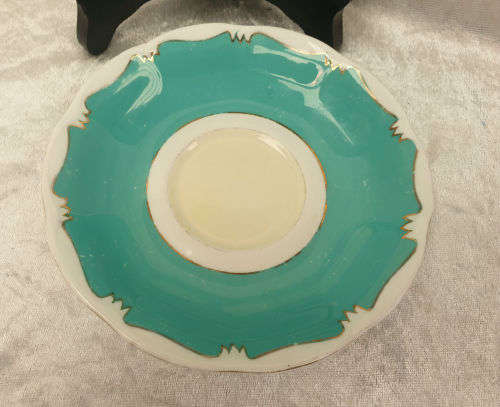 2 Vintage Royal Albert Turquoise Side Plates 162mm