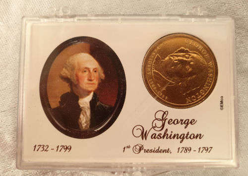 Commemorative issue 2007 USA  Presidential Dollar Coin Series -  - George Washington Ist PRESIDENT