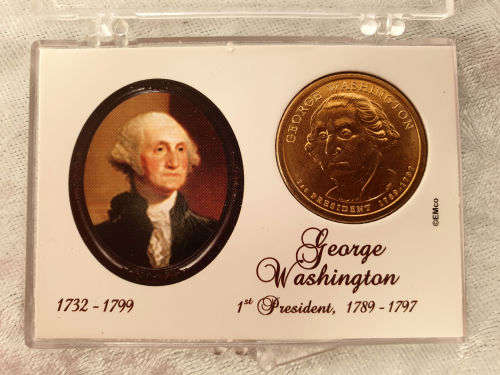 Commemorative issue 2007 USA  Presidential Dollar Coin Series -  - George Washington Ist PRESIDENT
