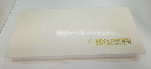 Beautiful Korean 12 Pc Gold Plated Spoons and Cakeforks with Porcelain Handles unused - Boxed